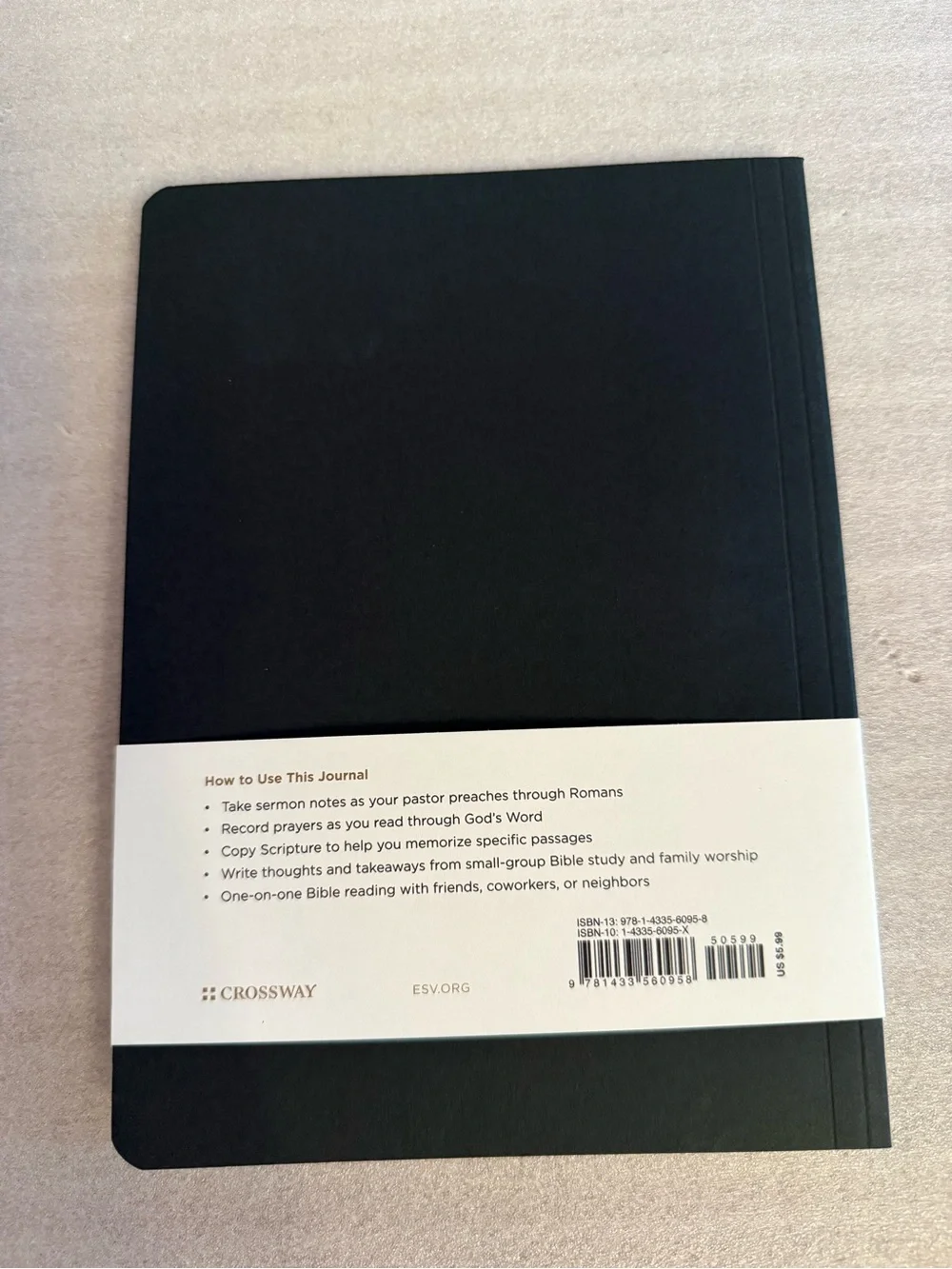 New Book of Romans Scripture Journal